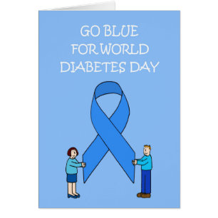 Cartão Dia Mundial do Diabetes, 14 de novembro