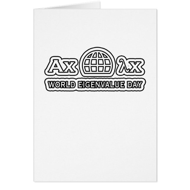 Cartão Dia Mundial do Valor Eigenário! (Frente)