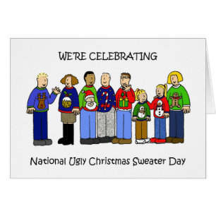 Cartão Dia Nacional do Suor de Natal Feio