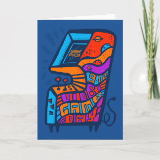 Cartão Dia Nacional do Vídeo Jogo 9 de setembro
