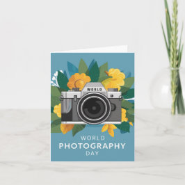Cartão Dia Nacional Mundial da Fotografia
