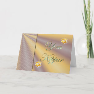 Cartão Dia santamente de jejum do judaísmo do feriado