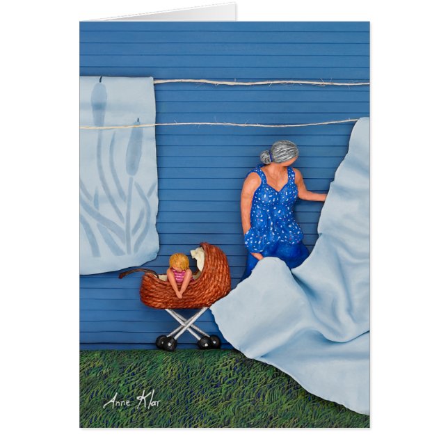 Cartão Dia ventoso (Frente)