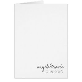 Cartão "DIA Wedding" da agenda (o espaço temporal)