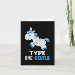 Cartão Diabetes Derivados Tipo Um Sensibilização T1 Unico