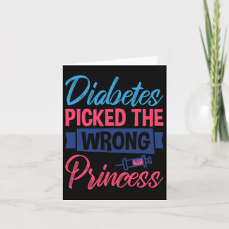 Cartão Diabetes Pegou A Princesa Errada1