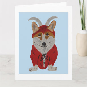 Cartão Diabo Corgi