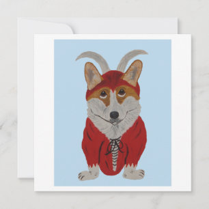Cartão Diabo Corgi