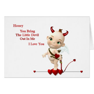 Cartão diabo do lil