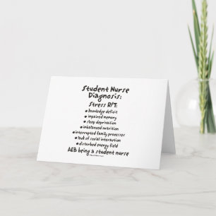 Cartão Diagnóstico da Enfermeira Estudantil: Stress