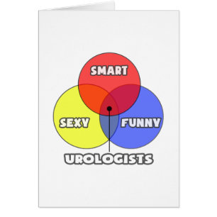 Cartão Diagrama Venn.. Urologistas
