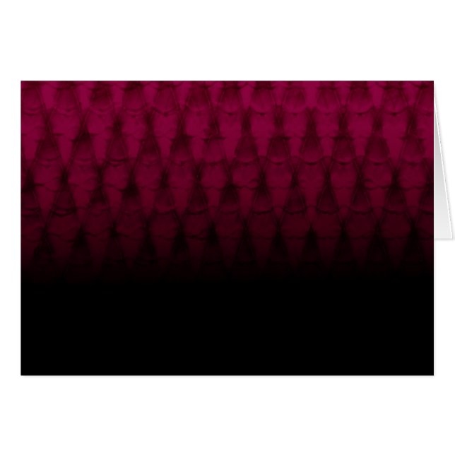 Cartão Diamante escuro (paisagem) (Frente Horizontal)