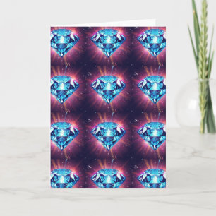 Cartão Diamante Pixelado Brilhante