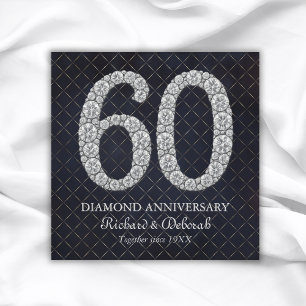 Cartão Diamond 60º Aniversário do Casamento
