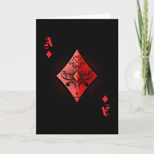 Cartão Diamond Poker Ace Casino