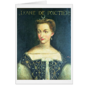 Cartão Diane de Poitiers (óleo em canvas)