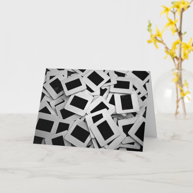 Cartão Diapositivos de fotografias (Flor Amarela)