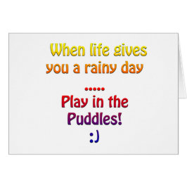 Cartão Dias chuvosos