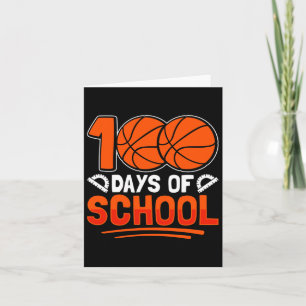 Cartão Dias De Basquete Escolar Para Estudantes Treinam P