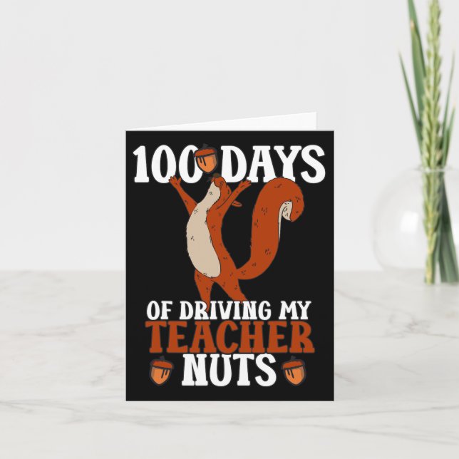 Cartão Dias De Condução De Loucos De Professores Equipe 1 (Frente)