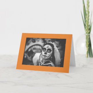 Cartão DIAS DE LOS MUERTOS Folded Greeting Card