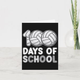 Cartão Dias De Voleibol Escolar 100º Dia De Amor Escolar