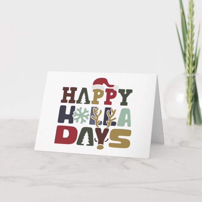 CARTÃO DIAS FELIZES DE FESTA (Frente)
