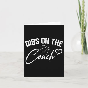 Cartão Dibs Na Esposa Mãe G Do Treinador Cute Bysketbyll