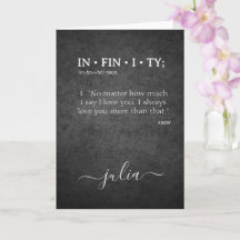 Dicionário de Definição de Amor INFINITY Personali