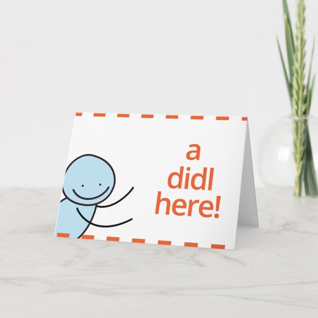 Cartão Didlr Greetings Card (Frente)