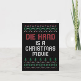 Cartão Die Hard É um filme de Natal