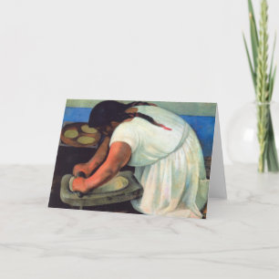 Cartão Diego Rivera - La Molendera, 1923