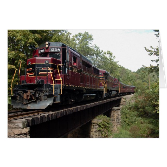 Cartão Diesel 2198 em Trestle (Frente Horizontal)