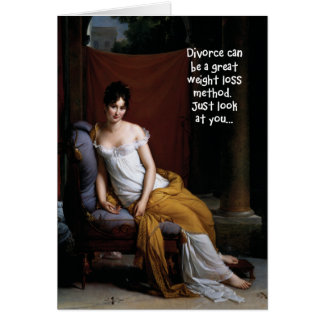 Cartão Dieta do divórcio