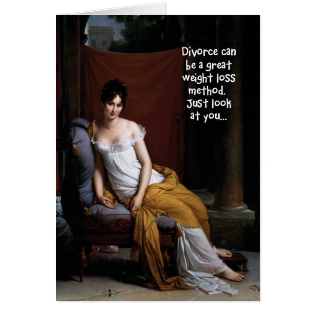 Cartão Dieta do divórcio (Frente)