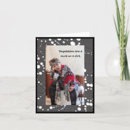 Cartão Dieta Humorística de Veggie