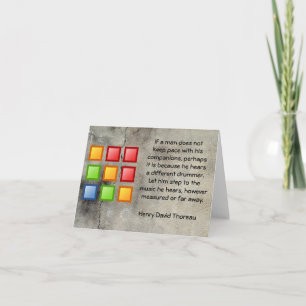 Cartão Different Drummer