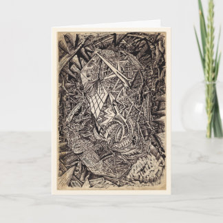 Cartão Diffracted (cavern dweller) 