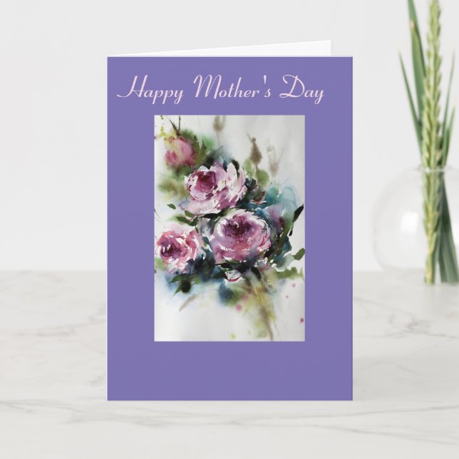 Cartão Diga Com Flores (Frente)