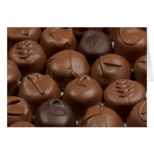 Cartão Diga-o com chocolate!