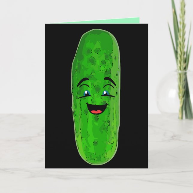 CARTÃO DILL PICKLE BIG DILL BIRTHDAY FUNNCARDS (Frente)