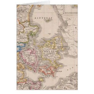 Cartão Dinamarca e Alemanha