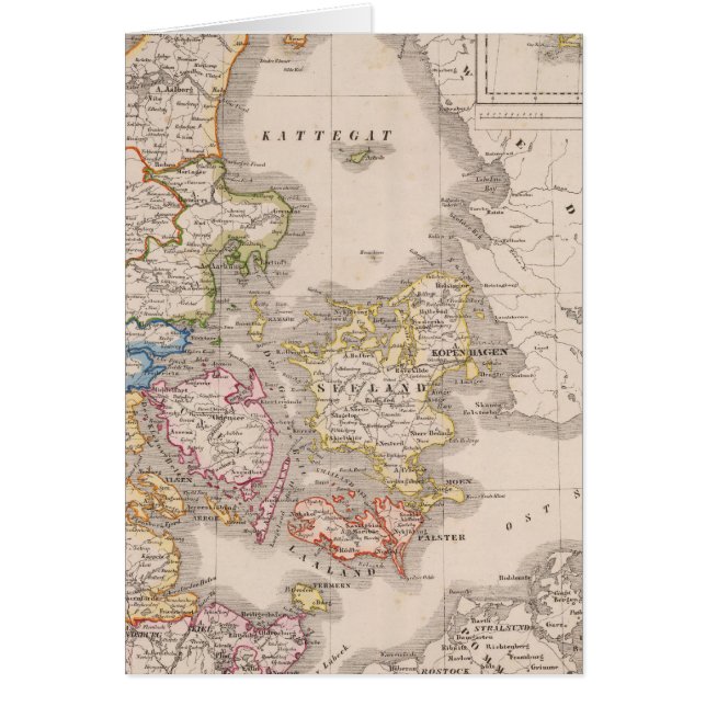 Cartão Dinamarca e Alemanha (Frente)