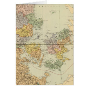 Cartão Dinamarca, Sleswig, Holstein