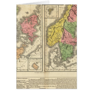 Cartão Dinamarca, Suecia e Noruega