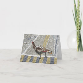 Cartão Dindee in crosswalk downtown.