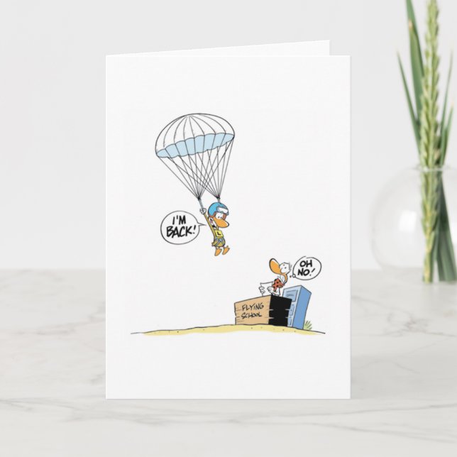 Cartão Ding Duck Greeting Card (Frente)
