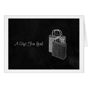 Cartão Dinheiro Comprado preto fechado