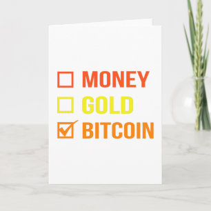 Cartão Dinheiro, Dourado ou Bitmoney