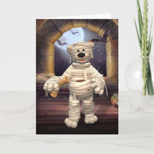Cartão Dinky Bears Little Mummy (Frente)